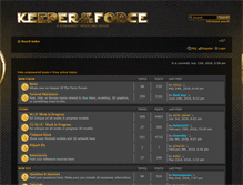 Tablet Screenshot of keeperoftheforce.com